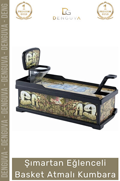 Denguva # Fun Decorative Shoting Bank Desktop Savings Game Basketball Throwin...