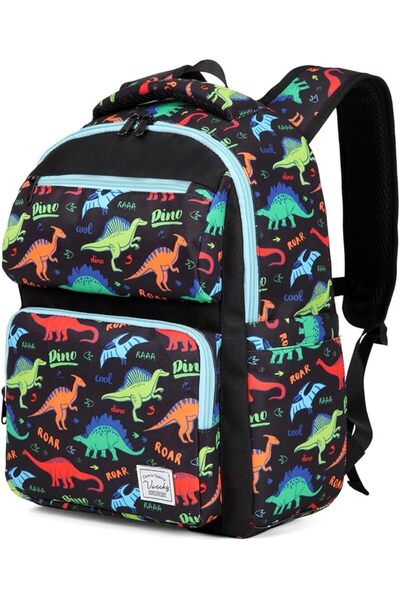 VASCHY School Bag for Girls Boys, Water Resistant Lightweight Cute Kids Backp...