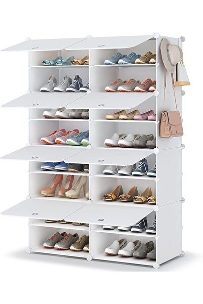 GENERAL Shoe Storage, Oversized Shoe Rack Organiser to 24 Pair Shoes, Multifu...