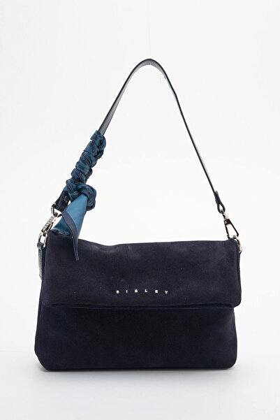 Sisley Women's Shoulder Bag Dark Blue Sly521