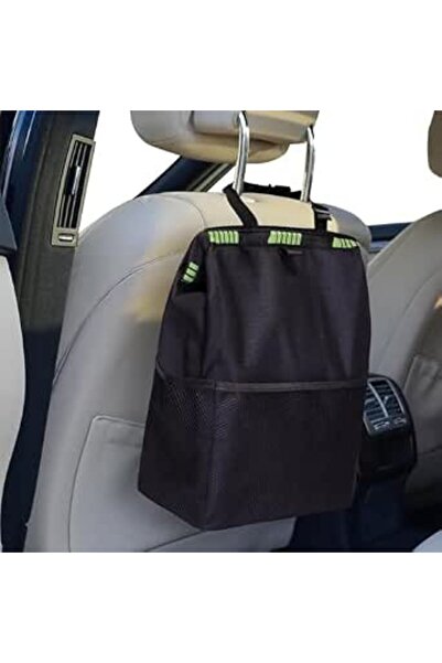 LEFAFA Car Trash Can, Hanging Car Trash Bag, 3.5 Gallon Large Capacity Foldab...