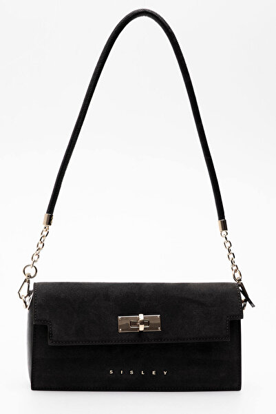 Sisley حقيبة كتف نسائية سوداء SLY487