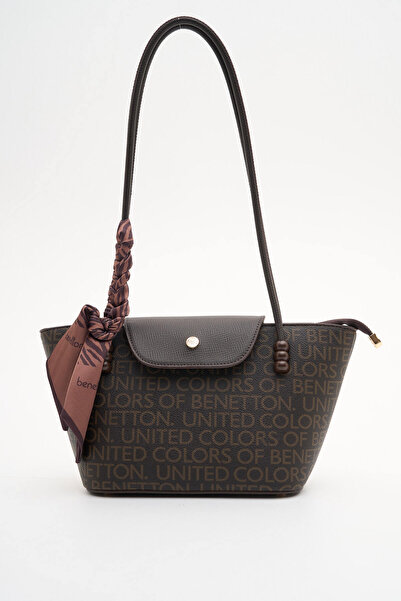 United Colors of Benetton Benetton Women's Shoulder Bag Brown-Brown Bnt1908