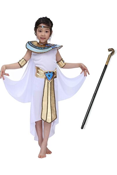 GENERAL Kids Egyptian Costume Set- Cleopatra Costume Egyptian Princess Dress ...