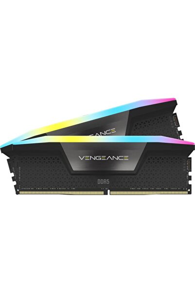 Corsair Vengeance RGB 16GB DDR5 5200MHz Μνήμη Επιτραπέζιου Υπολογιστή - Μαύρο