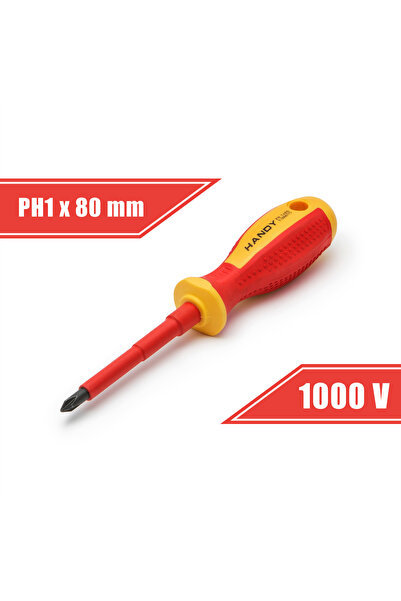 Alista Home Șurubelniță izolată PH1, 1000V, vârf magnetic, tijă de 80 mm