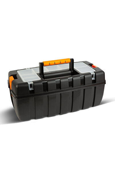Alista Home Cutie de scule din plastic cu tavă organizatoare și capac transpa...