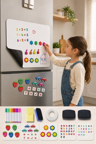 Generic 1 Pet Magnetic Dry Erase Whiteboard Sheet Wall Office Removable Self ...