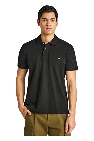 Funky Buddha Μπλούζα Polo FBM013-001-11 – Black - l