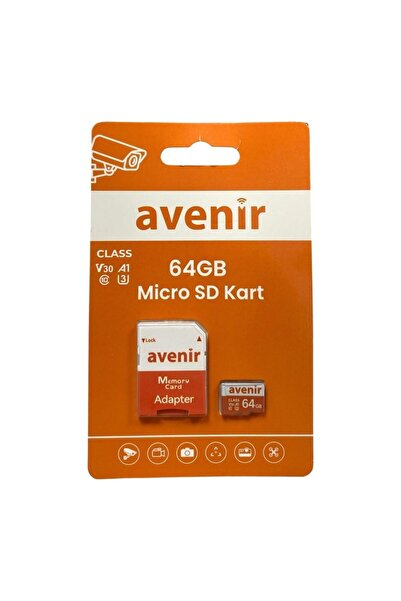 AVENİR 64Gb Micro Sd Memory Card - Av-Sd64