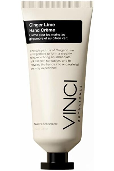Vinci Botanicals Ginger Lime Hand Crème | Hydrating Hand Cream for Dry & Crac...