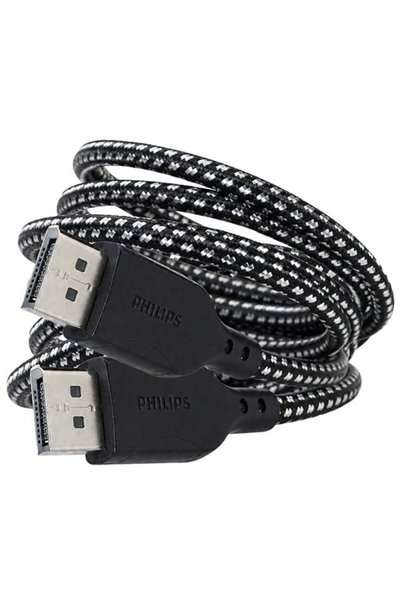Philips SWR3139B/93 1.5 Metre 8K 60Hz DisplayPort 1.4 Kablo Örgülü Zırhlı