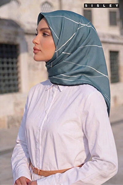 Sisley Silk Satin Scarf-Asm2038-10