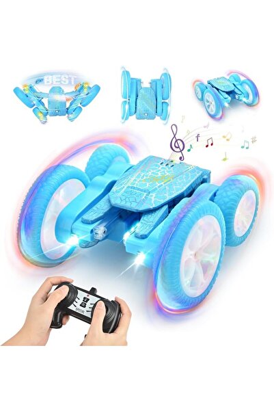 OMIRE Butterfly Remote Control Car for Boys Girls- Double Sided 360 Rotating ...