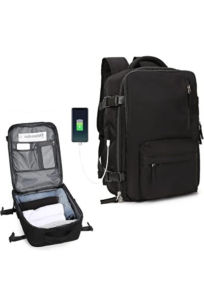 LEFAFA Travel Laptop Backpack, Carry On Backpack, Hiking Backpack with USB Ch...