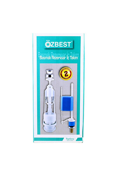 SORA GROUP Özbest water saving push toilet tank inner set - compatible and du...
