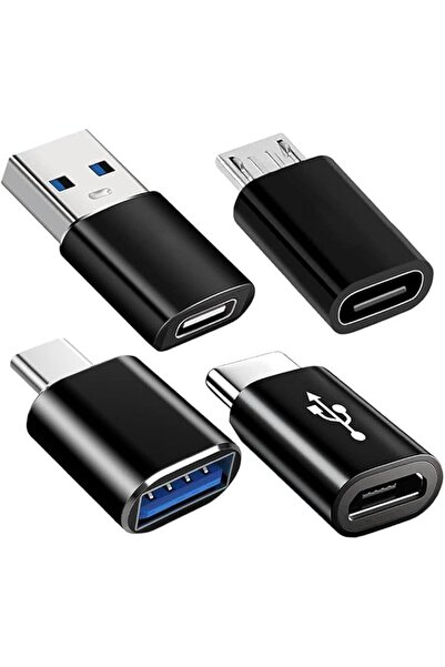 Generic محولات USB C (4 قطع)، متوافقة مع ماك بوك برو، سامسونج جالاكسي، الهوات...