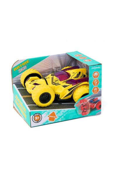 MomKi MOMKI1819-32G Off-Road Stunt Car, Yellow