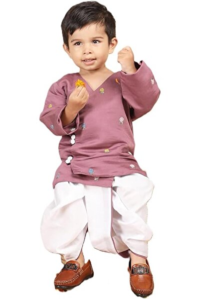 Polka Tots unisex-baby Festive Angrakha-1299_1 Angrakha Full Sleeve (pack of 2)