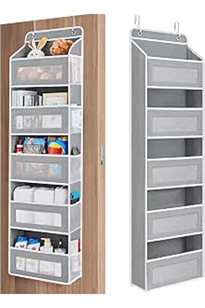 GENERAL Over The Door Organizer Storage, 5 Shelf Hanging Door Organizer, Hang...