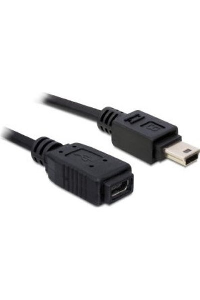DELOCK Καλώδιο USB 2.0 1μ, Αρσενικό Α σε Θηλυκό Β (82667)