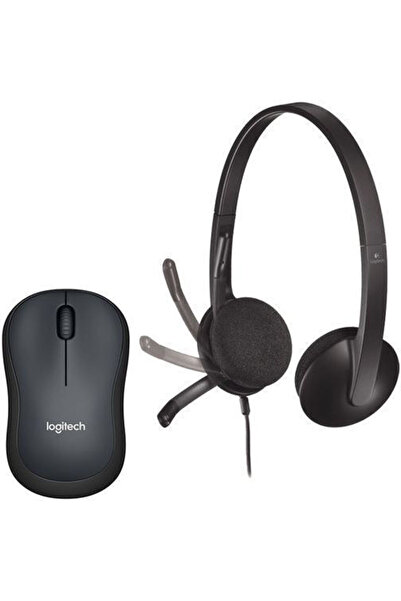 logitech H340 & M220 Αθόρυβο ποντίκι, Ακουστικά πολυμέσων με μικρόφωνο και ακ...