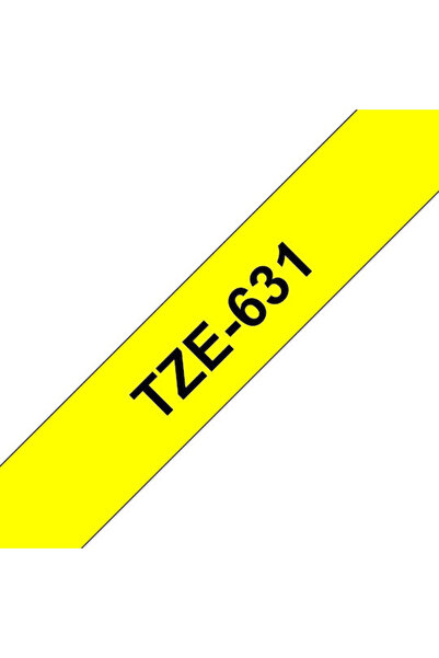 Brother Tze-631 Ταινία για ετικετογράφο σε μαύρο χρώμα 1 τεμάχιο