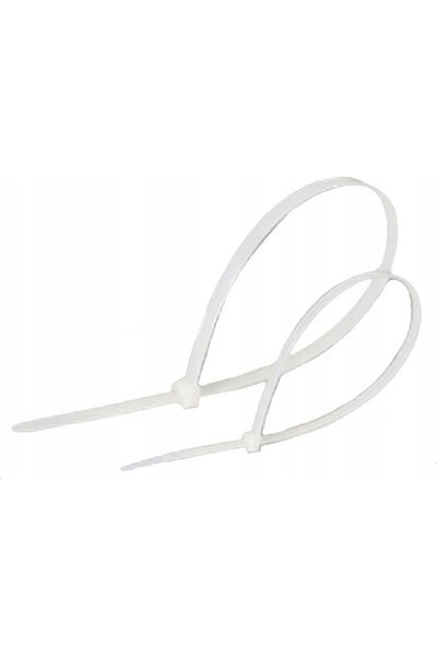 Lanview Πλαστικά δεματικά καλωδίων 60mm x 2.5mm σε λευκό χρώμα, Ποσότητα 100 ...