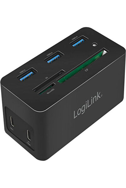 LogiLink Σταθμός σύνδεσης USB-C με HDMI 4K PD Ethernet Μαύρο (UA0370)