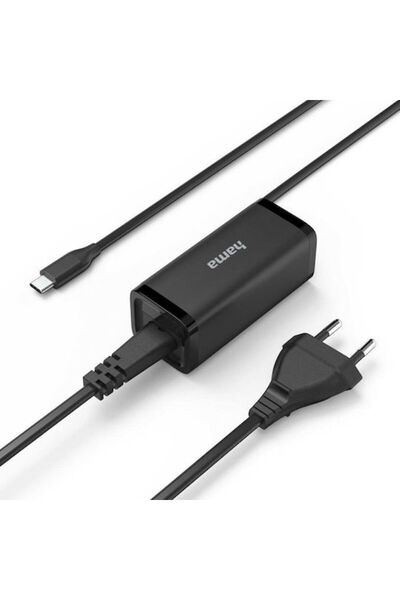 Hama Φορτιστής φορητού υπολογιστή USB-C 65W 20V 3.25A για Lenovo Asus HP Acer...
