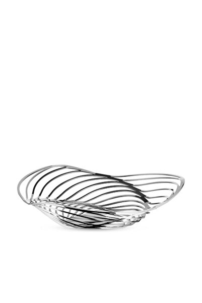 Alessi Φρουτιέρα Ανοξείδωτη Γκρι 26x26x7εκ.