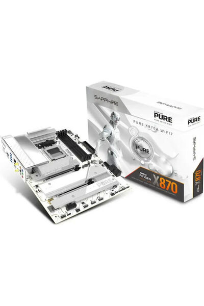 SAPPHIRE PURE X870A Wi-Fi Μητρική πλακέτα ATX με υποδοχή AMD AM5 52122-02-40G
