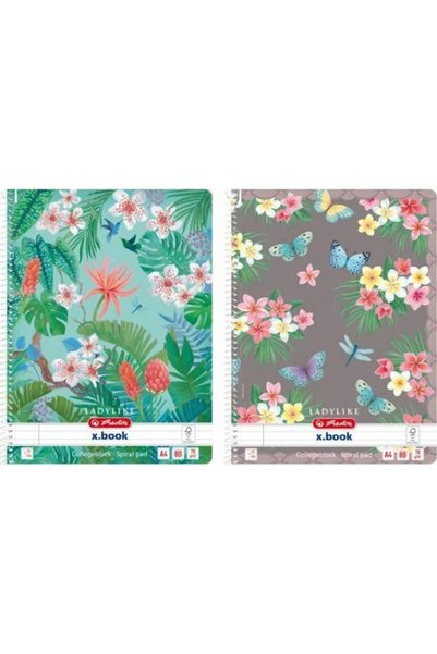 Herlitz 50044245 Τετράδιο Α4 80 φύλλα Διάφορα χρώματα