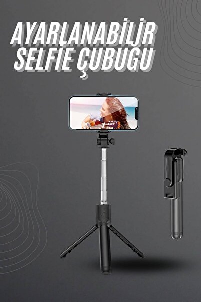 pınaxar Selfie stick tripod bluetooth remote control selfie stick phone holder