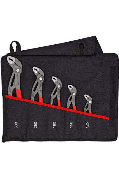 Knipex Κόμπρα 5 τεμάχια 125-300 χιλιοστά Θήκη για επιτοίχια τοποθέτηση Σετ ρυ...