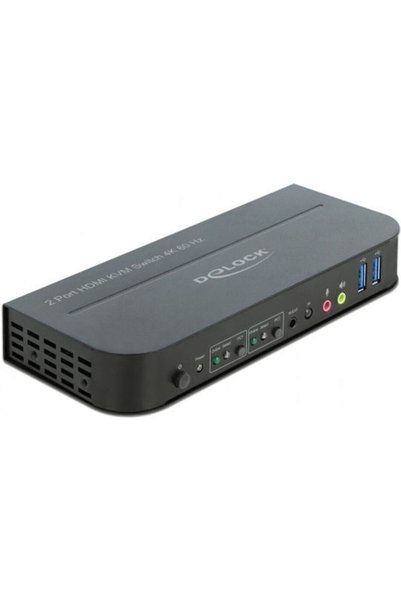 DELOCK 11481 Διακόπτης KVM & Δεδομένων με Ήχο USB 2.0 USB 3.0