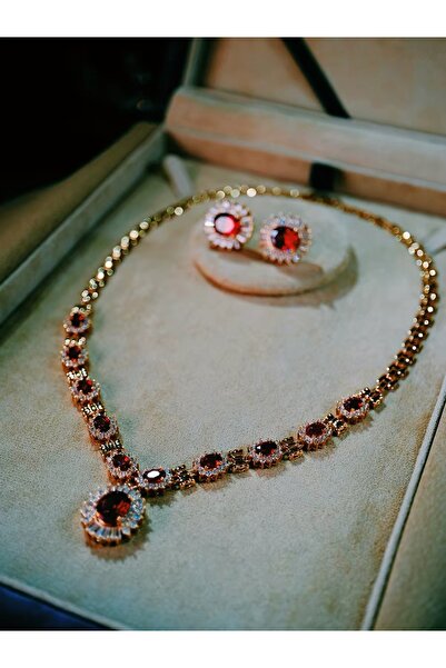 Miss Wang Ladies' high-end earring necklace set