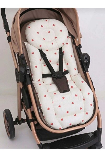 Wenaris 100% Cotton Orthopedic Baby Stroller Cushion with Lumbar Support, Siz...