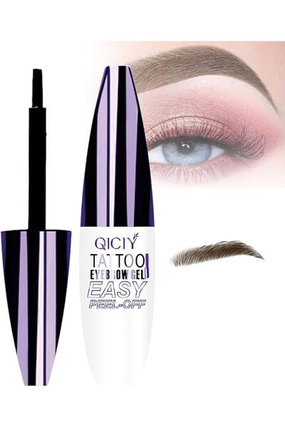 Yelajoy Easy Peel-Off Eyebrow Gel - Tattoo-Like Finish, Waterproof & Swaeatpr...