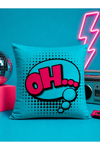 PİKKO HOME Pop!80S Collection Digital Printed Cushion Cover (Dkr)