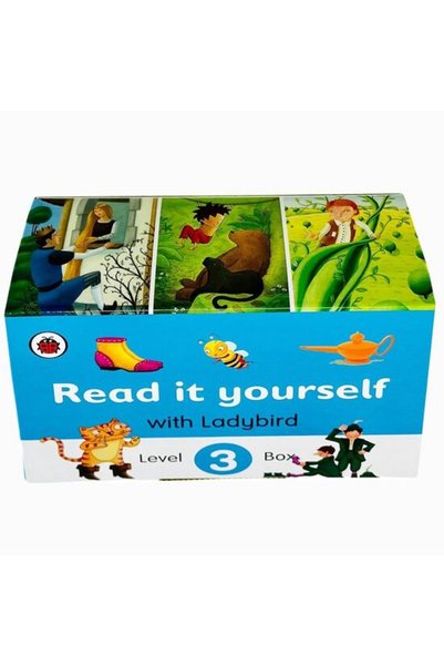 ladybird Read It Yourself Tuck Box Level 3 : Set de 8 cărți în cutie