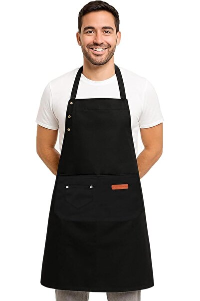 GENERAL Kitchen Apron, 1 Pack Unisex Cooking with Apron Adjustable Straps and...