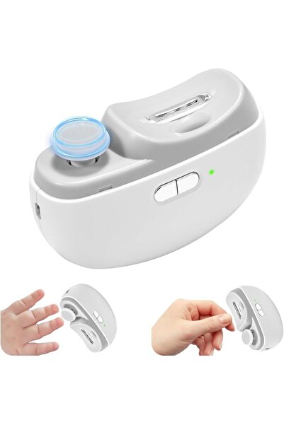 GENERAL Electric Nail Clipper - Upgraded 2 in 1 Electric Polishing Nail Trimm...