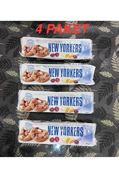 NEWYORK YANKEES New Yorkers Soft Cookies Blueberry & Cranberry Çikolata Meyve...