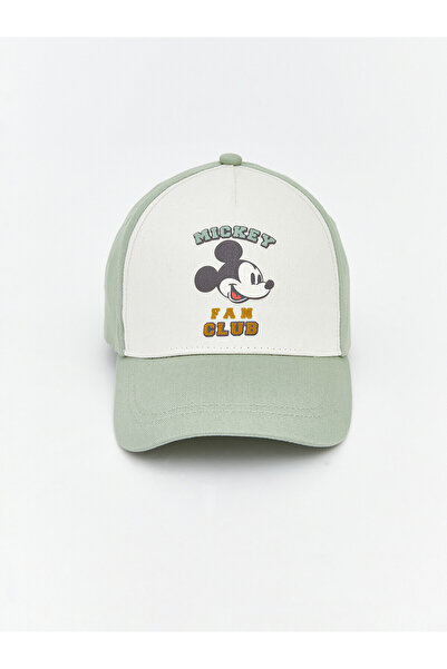 LC Waikiki Trendlucky Boys' Cap with Mickey Mouse Print
