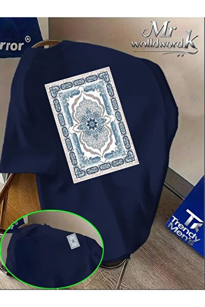 EURO CODE Men's Patterned Printed T-Shirt – Crew Neck, Short Sleeve