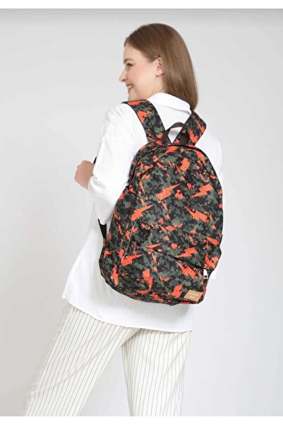Street Bag Unisex Nevermind Written Pattern Waterproof Backpack Daily School ...