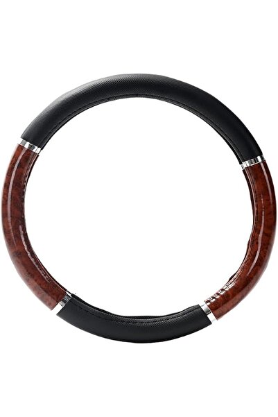 Lawazim Steering Wheel Cover - Universal Self Wrapping Anti-Slip Durable Leat...