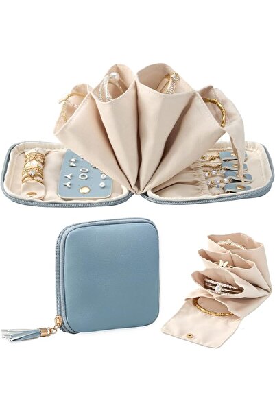 Lolalet Jewelry Travel Organizer, Jewelry Case with Compartments for Women, S...