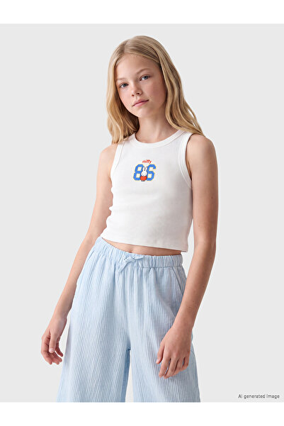 LC Waikiki Two Mt Shop Quality Oval Collar Miffy Printed Girls' Undershirt